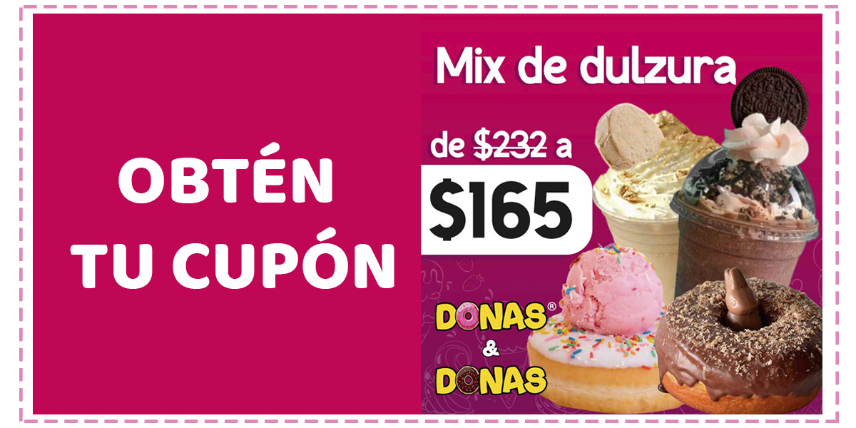 Cupón Mix dulzura