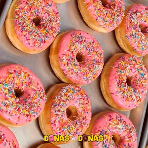 Donas de fresa